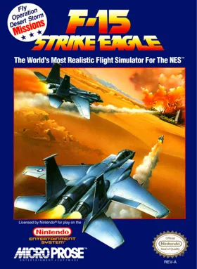 F-15 Strike Eagle (USA) box cover front